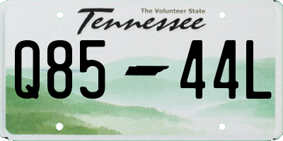 TN license plate Q8544L