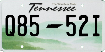 TN license plate Q8552I