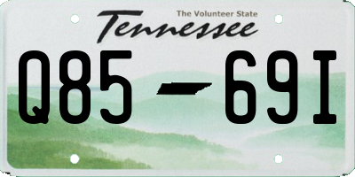 TN license plate Q8569I