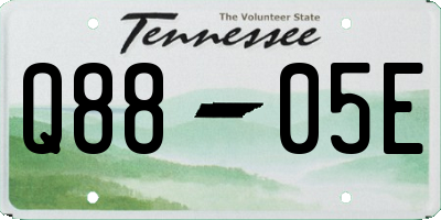 TN license plate Q8805E