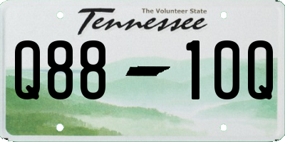 TN license plate Q8810Q
