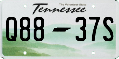 TN license plate Q8837S