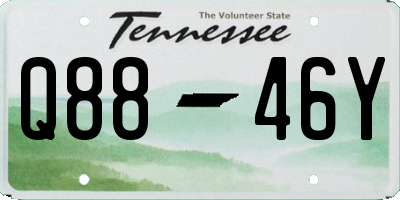TN license plate Q8846Y