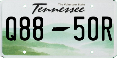 TN license plate Q8850R