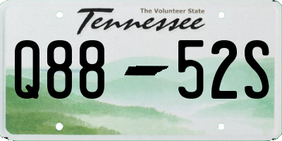 TN license plate Q8852S