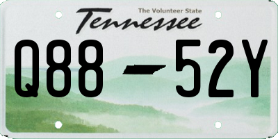 TN license plate Q8852Y