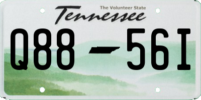 TN license plate Q8856I