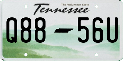 TN license plate Q8856U