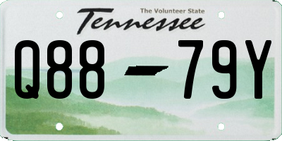 TN license plate Q8879Y