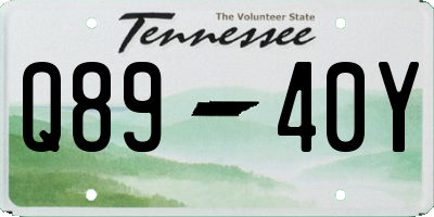TN license plate Q8940Y