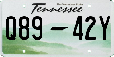 TN license plate Q8942Y