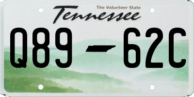 TN license plate Q8962C