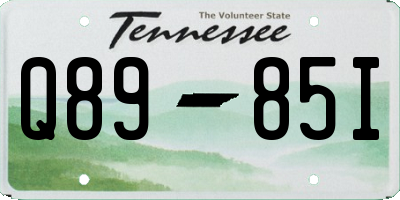 TN license plate Q8985I
