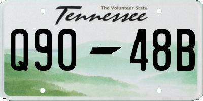 TN license plate Q9048B