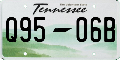 TN license plate Q9506B