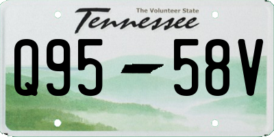 TN license plate Q9558V