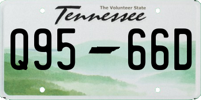 TN license plate Q9566D