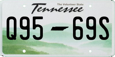 TN license plate Q9569S