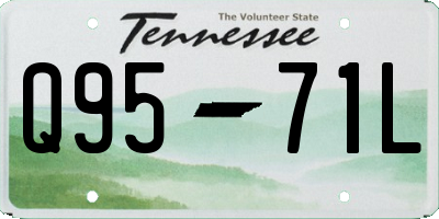 TN license plate Q9571L