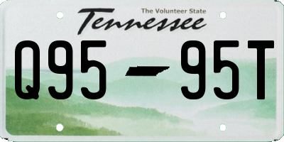 TN license plate Q9595T