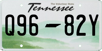 TN license plate Q9682Y