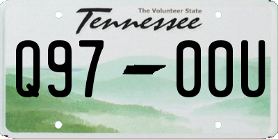 TN license plate Q9700U