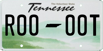 TN license plate R0000T