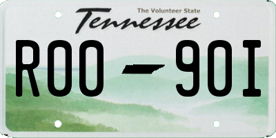 TN license plate R0090I