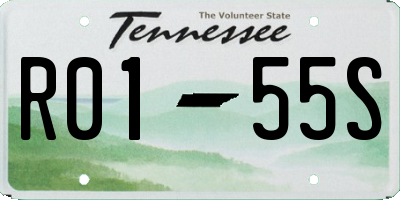 TN license plate R0155S