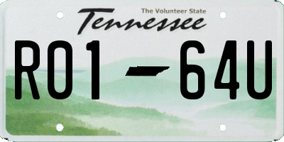 TN license plate R0164U