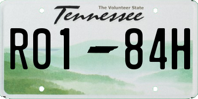 TN license plate R0184H