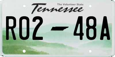 TN license plate R0248A