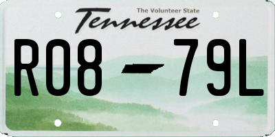 TN license plate R0879L
