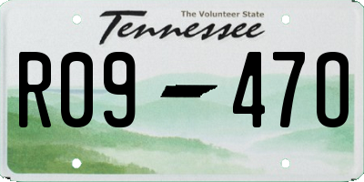 TN license plate R0947O