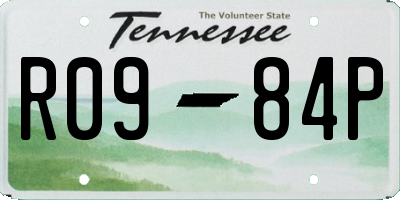 TN license plate R0984P