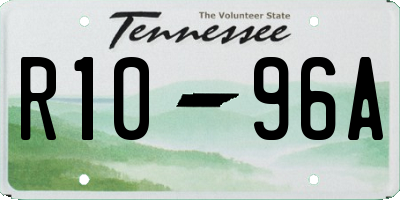 TN license plate R1096A
