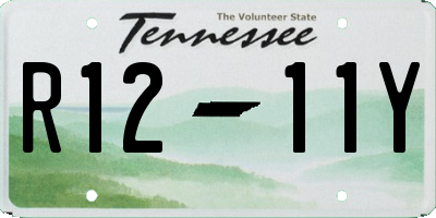 TN license plate R1211Y