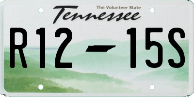 TN license plate R1215S