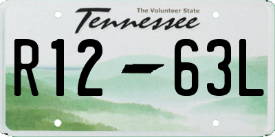 TN license plate R1263L