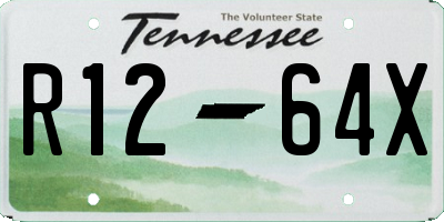 TN license plate R1264X