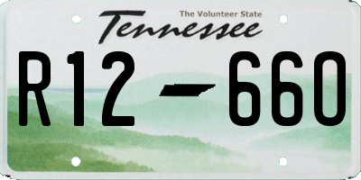 TN license plate R1266O
