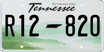 TN license plate R1282O