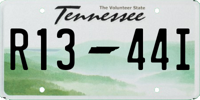 TN license plate R1344I