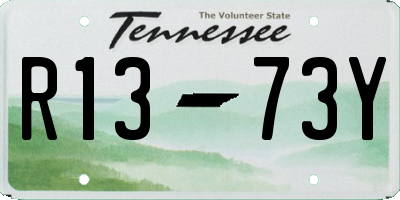 TN license plate R1373Y