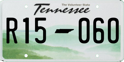 TN license plate R1506O