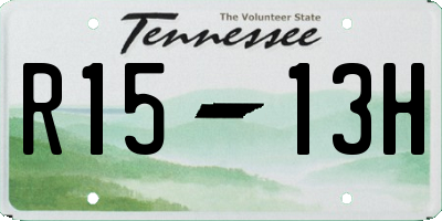 TN license plate R1513H