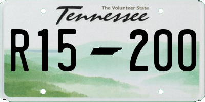 TN license plate R1520O