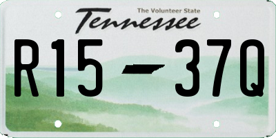 TN license plate R1537Q