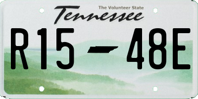 TN license plate R1548E