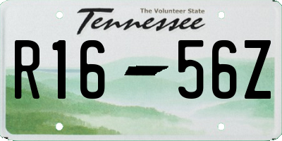 TN license plate R1656Z